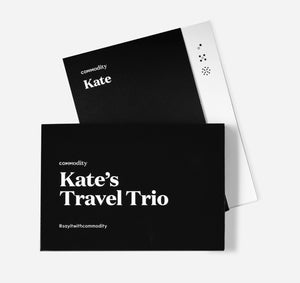 Kate's Travel Trio